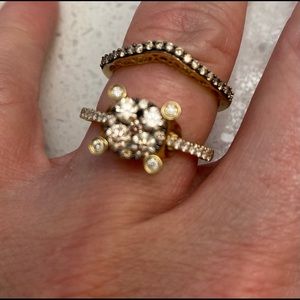 Levian Chocolatier 14k yellow gold Diamond ring ! 7